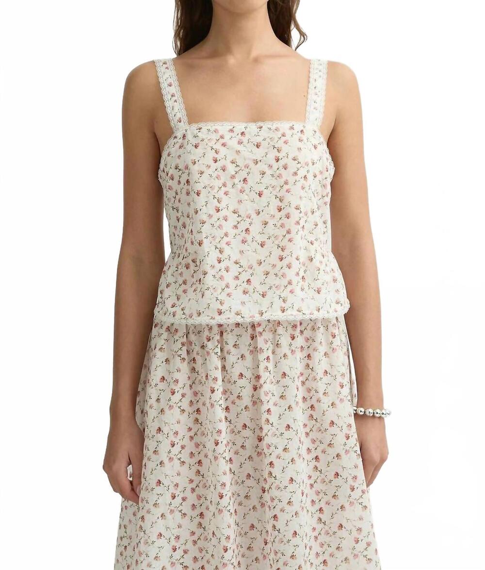 NEW POSSE charlotte top in floral